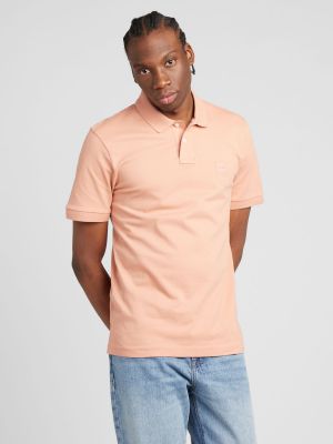 Slim fit pólóing Boss narancsszínű