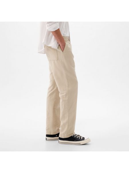 Lněné kalhoty Gap