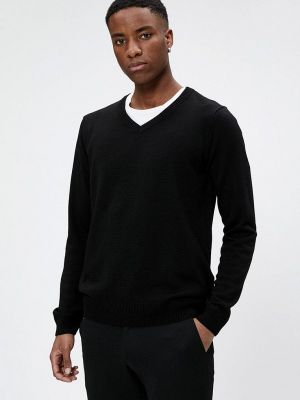 Пуловер Koton черный