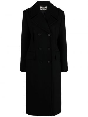 Cappotto di lana Lvir nero