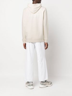 Bluza z kapturem bawełniana Yves Salomon biała