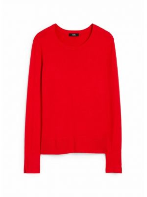 Красный свитер C&a