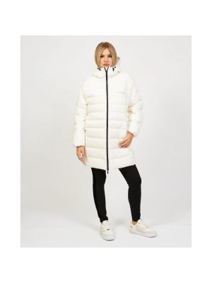Abrigo con capucha Armani Exchange blanco