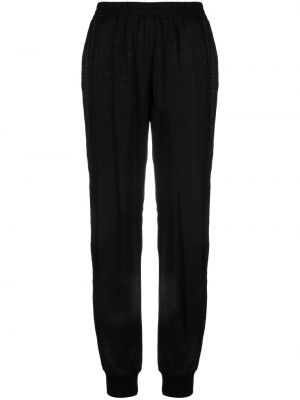 Pantaloni cu imagine Moschino negru