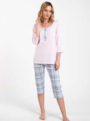 Piżama z nadrukiem Italian Fashion różowa