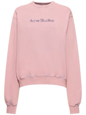 Jersey de algodón de tela jersey Acne Studios violeta