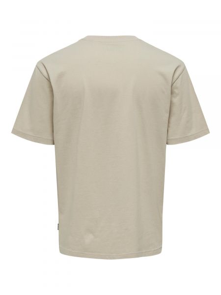 T-shirt Only & Sons beige