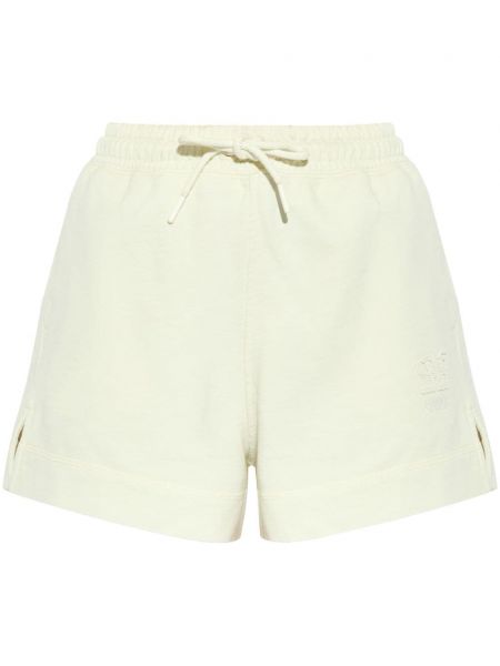 Bomuld broderet shorts Ganni