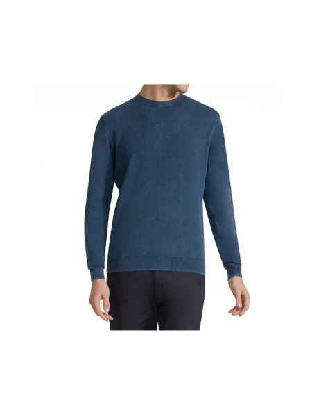Sweter z długim rękawem Rrd niebieski