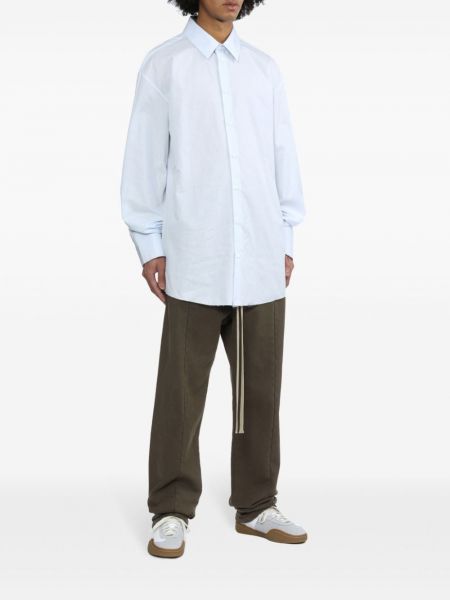 Klasická pruhovaná bavlněná dlouhá košile 424