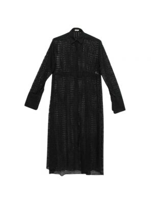 Sukienka bawełniana Alaïa Pre-owned czarna