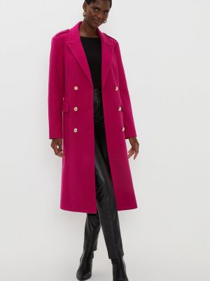 Двубортное пальто Wallis розовое