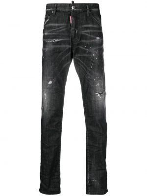 Jeans med normal passform Dsquared2 svart