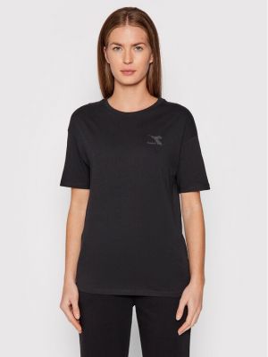 T-shirt Diadora schwarz