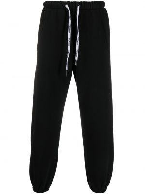 Pantalones de chándal con cordones Duoltd negro