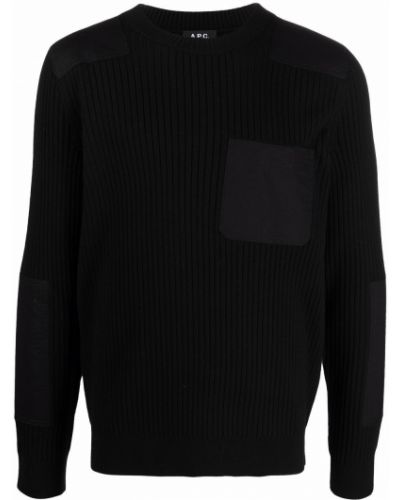 Jersey de tela jersey A.p.c. negro