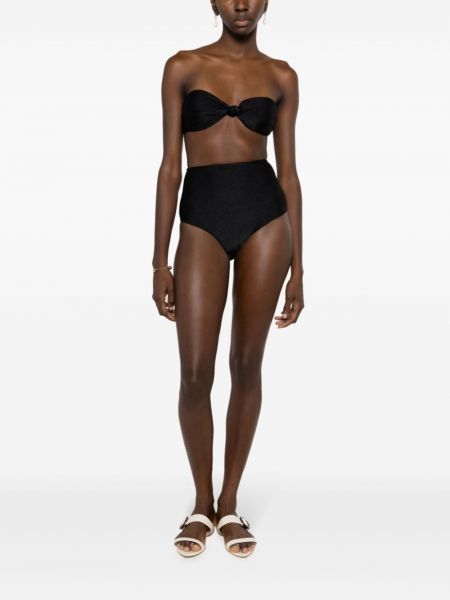 Bikini taille haute Adriana Degreas noir
