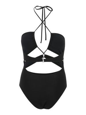 Jednodijelni kupaći kostim Topshop crna