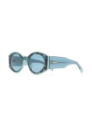 Okulary przeciwsłoneczne z nadrukiem koronkowe Missoni Eyewear