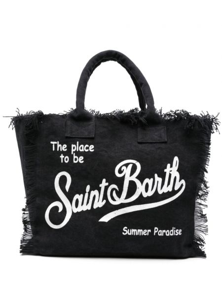 Paplūdimio krepšys Mc2 Saint Barth juoda