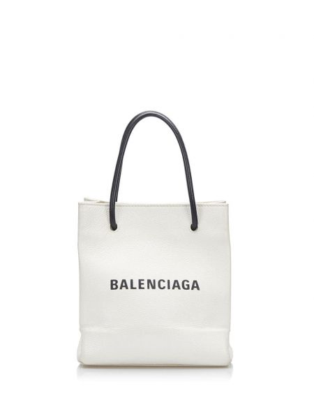 Shopper kabelka Balenciaga Pre-owned bílá