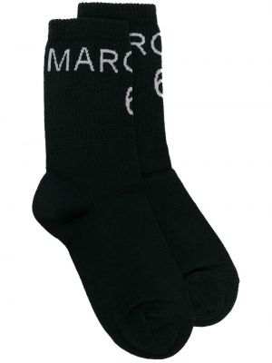 Čarape Mm6 Maison Margiela crna