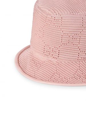 Sombrero de punto Gucci rosa