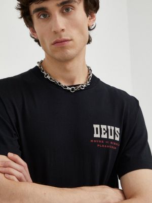 Pamut póló Deus Ex Machina fekete