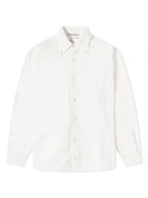 Хлопковая рубашка Acne Studios белая