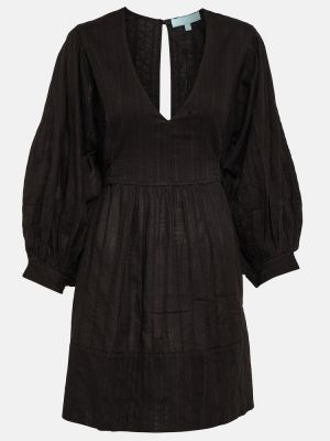 Βαμβακερή φόρεμα Melissa Odabash μαύρο