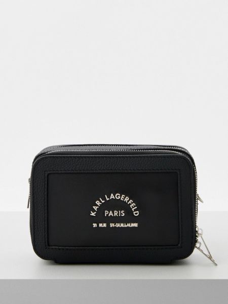 Черная сумка через плечо Karl Lagerfeld