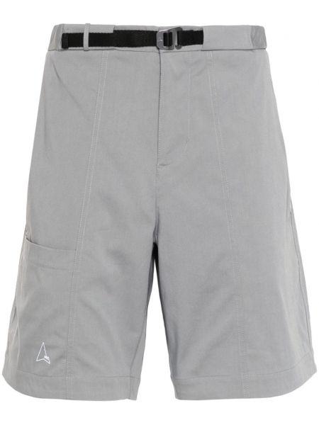Kratke hlače kargo s printom Roa siva