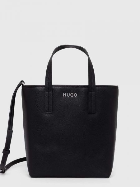 Czarna shopperka Hugo