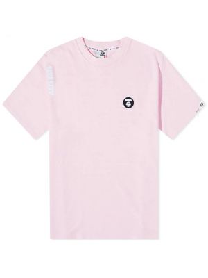 Жаккардовая футболка AAPE Peace розовый