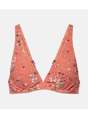 Bikini nyomtatás Isabel Marant rózsaszín