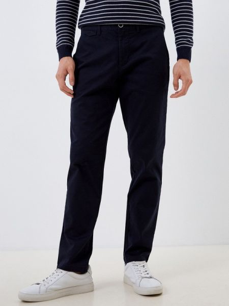 Шелковые шерстяные брюки Sisley черные