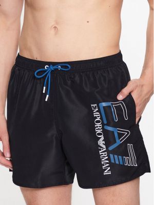 Pantaloni scurți Ea7 Emporio Armani negru