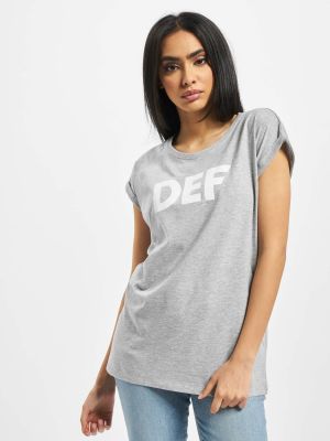 Marškinėliai Def pilka