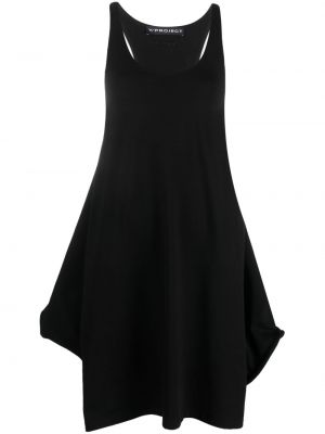 Βαμβακερή φόρεμα Y Project μαύρο