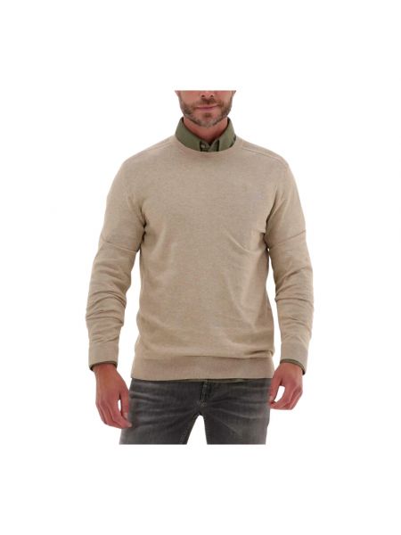 Pullover mit rundem ausschnitt Selected Homme braun