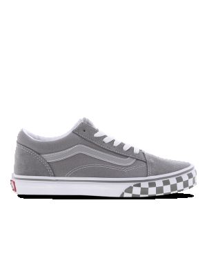 Chaussures de ville en cuir Vans gris
