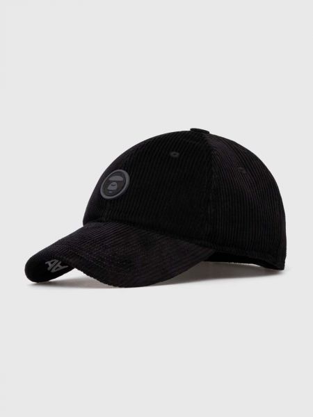 Βαμβακερό καπέλο κοτλέ Aape μαύρο