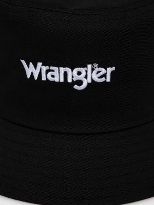 Bombažni klobuk Wrangler črna