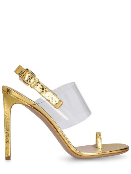 Sandále s potlačou Michael Kors Collection zlatá