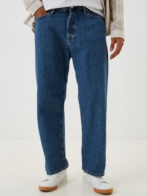 Прямые джинсы Jack & Jones голубые