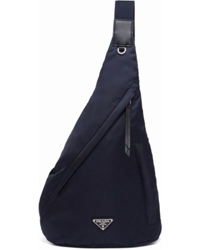 Nylon rucksack Prada blau