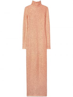 Вечерна рокля с пайети St. John оранжево