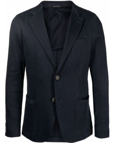 Kordfløyel lang blazer Giorgio Armani blå