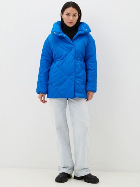 Утепленная демисезонная куртка Trendyangel синяя