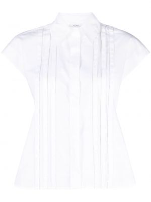 Plisovaná košile Peserico bílá